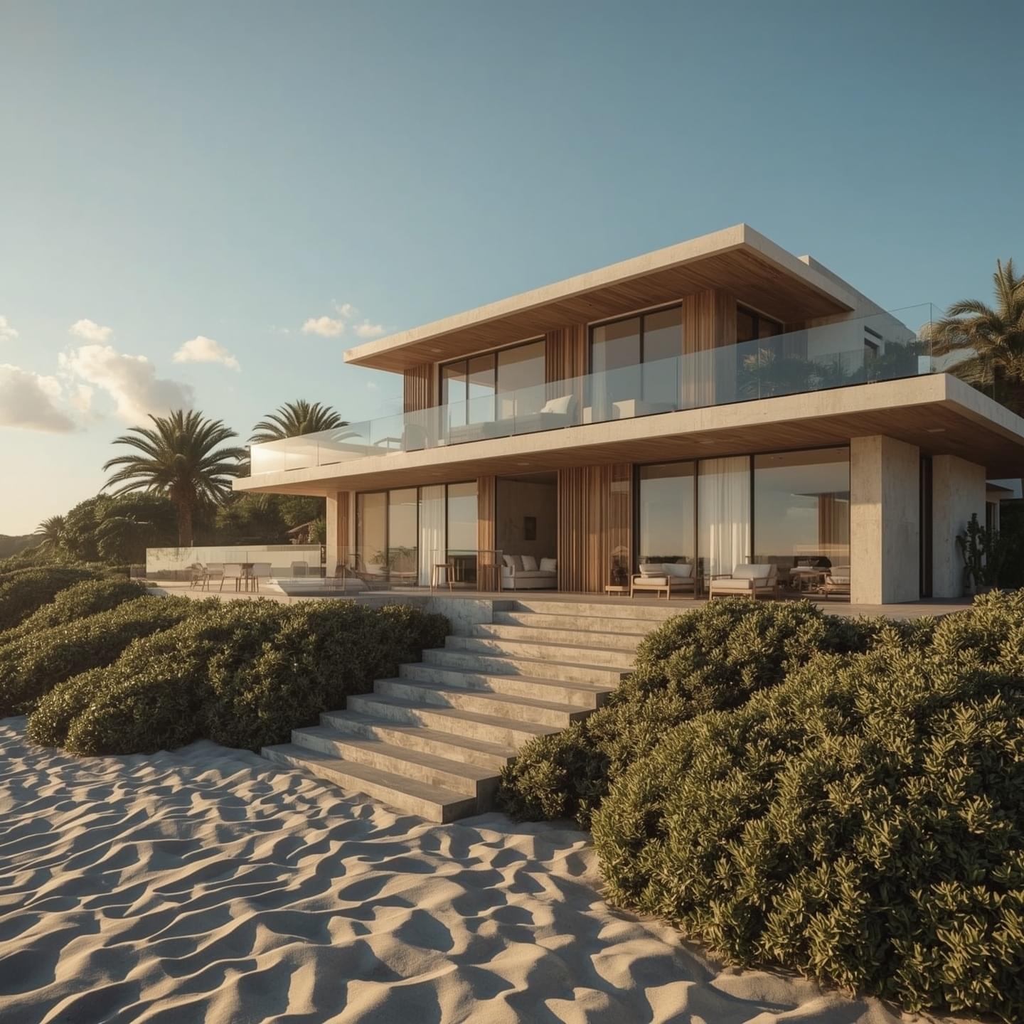 Caribbean beachfront hotel – tokenized property concept