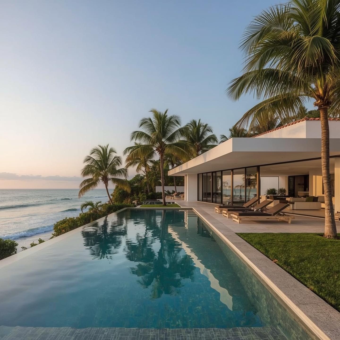 Modern luxury oceanfront villa – tokenized real estate project example